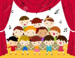 Children singing