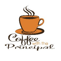 coffee with the principal logo